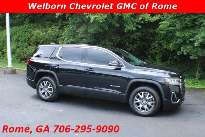 Certified Used 2022 Ebony Twilight Metallic GMC SLE image 1