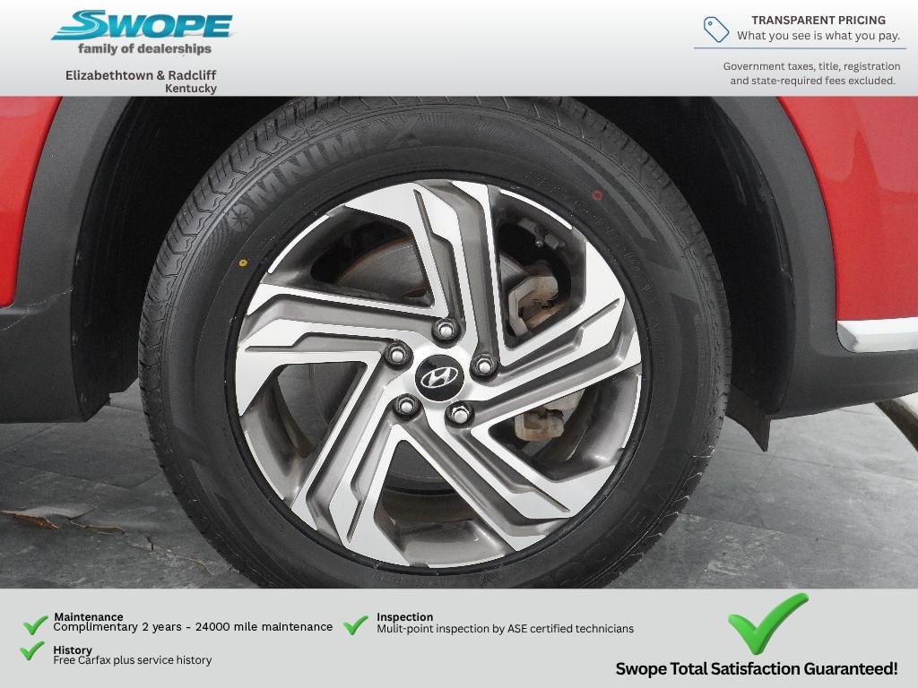 Used 2022 Calypso Red Hyundai SEL image 29