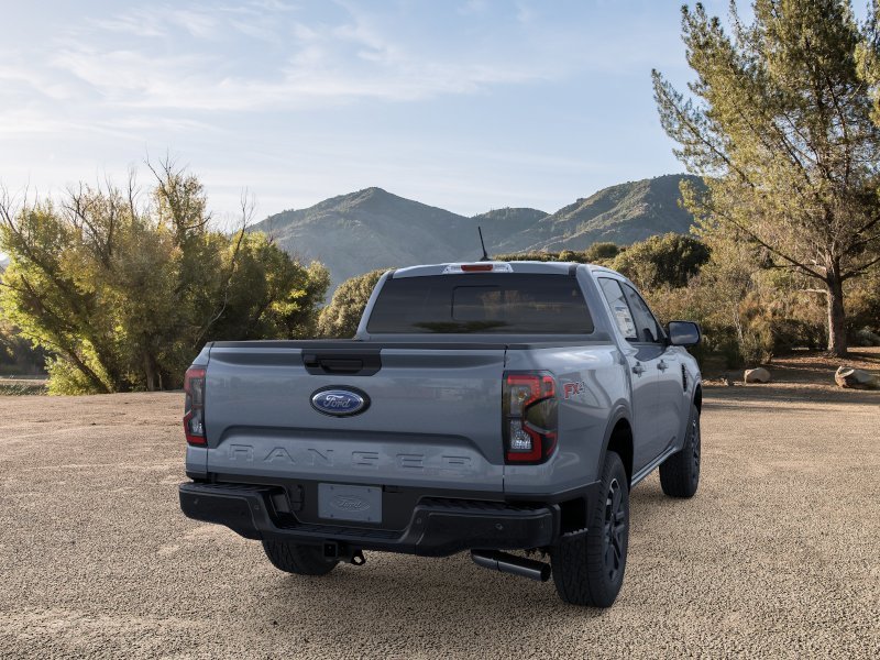 New 2025 Azure Gray Metallic Tri-coat Ford LARIAT® image 8
