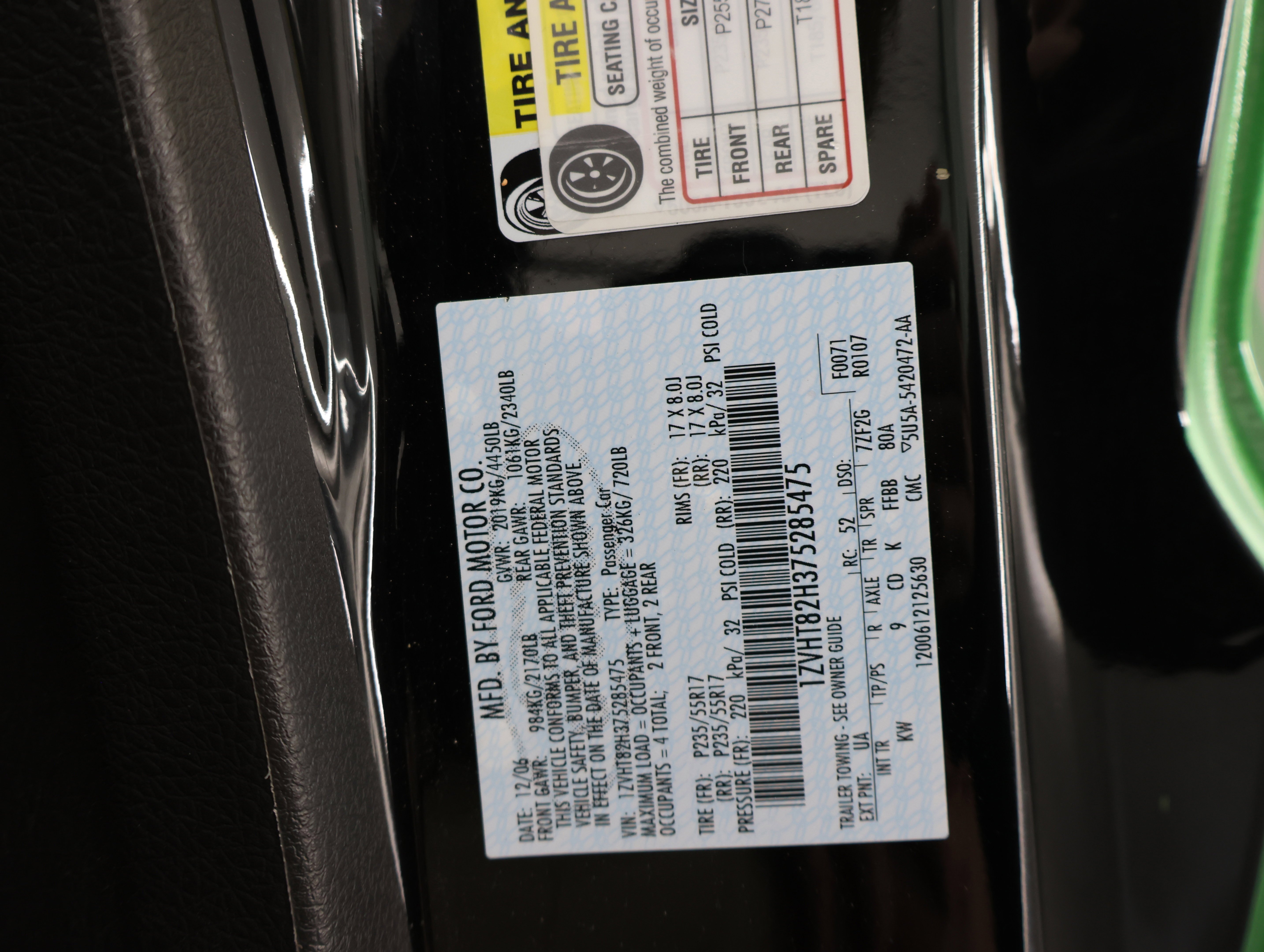 Used 2007 Green Ford GT Premium: GT PREMIUM-REGENCY GT R CONVERSION-GLASS ROOF-5 SPEED-SHAKER HOOD-20 WHEELS-LEATHER image 46