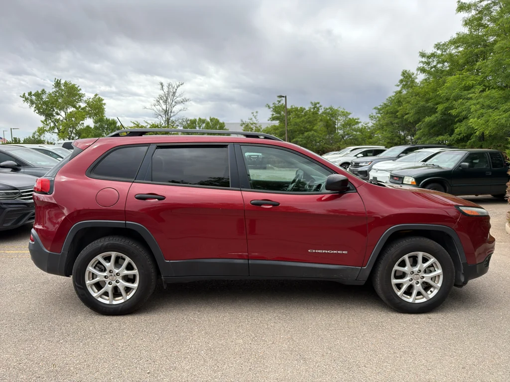 Used 2017 Deep Cherry Red Crystal Pearlcoat Jeep Sport image 9
