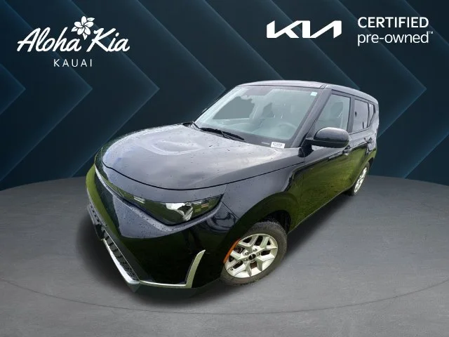 Certified Used 2023 Black Kia LX image 1