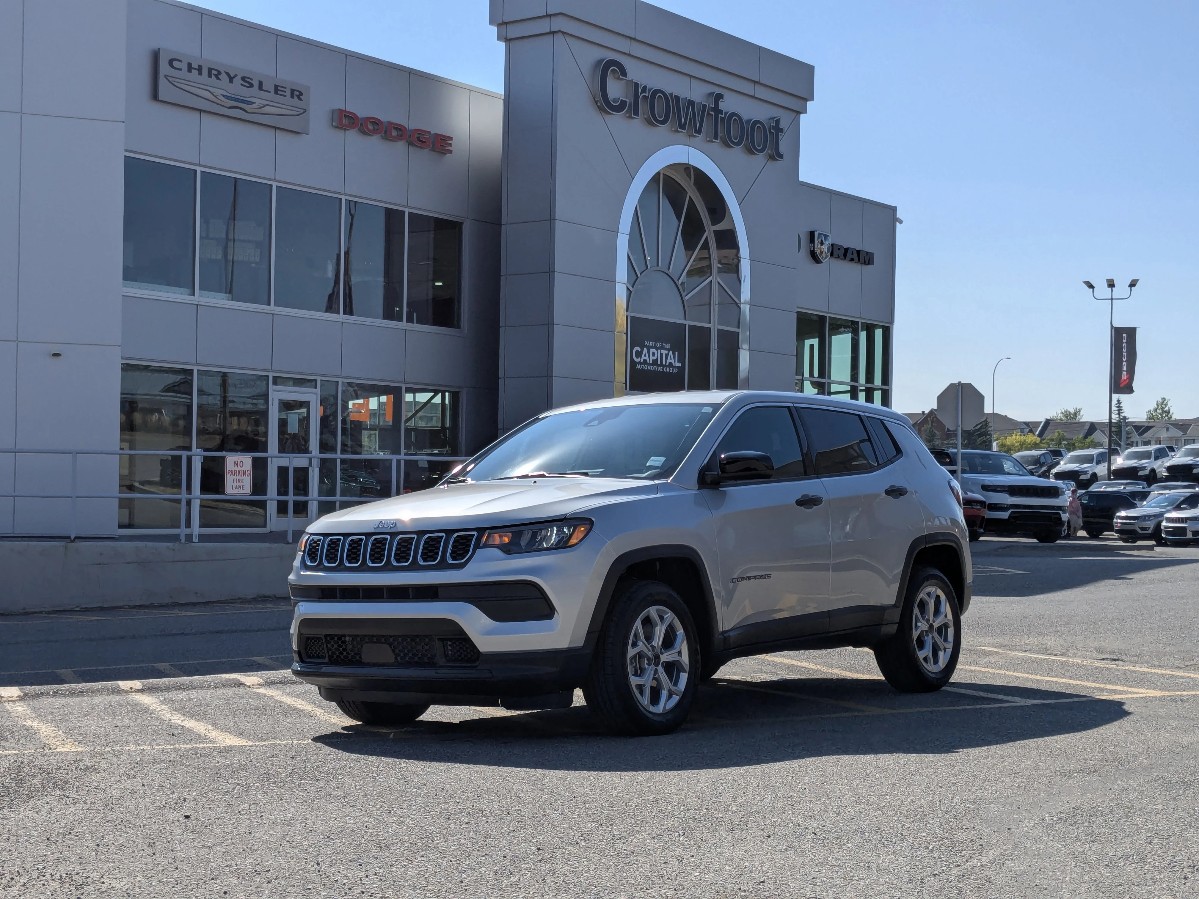 New 2026 Silver Jeep Sport - Forward Collision Warning - LED Head Lamps - Heated Seats and More! image 1