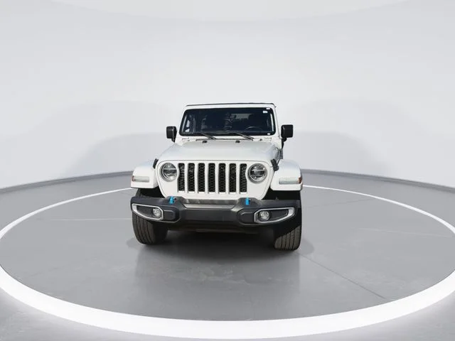 Used 2022 White Jeep Unlimited Sahara 4xe image 3