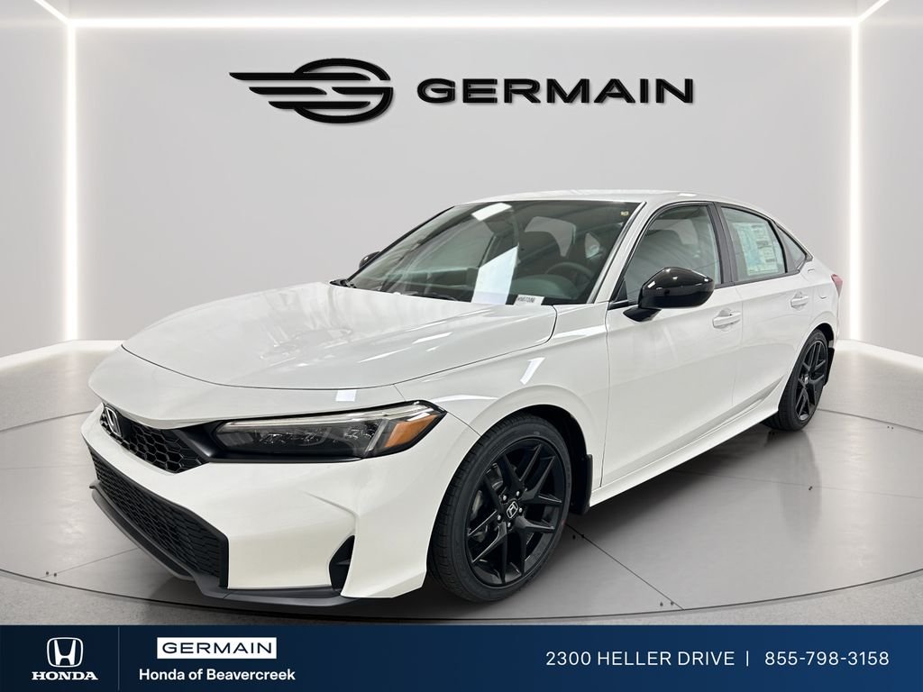 New 2026 Platinum White Pearl Honda Sport image 3