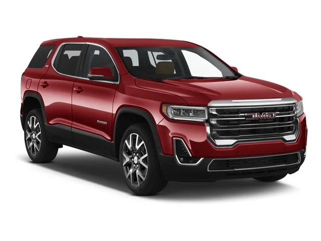 Used 2023 Volcanic Red Tintcoat GMC SLE image 1