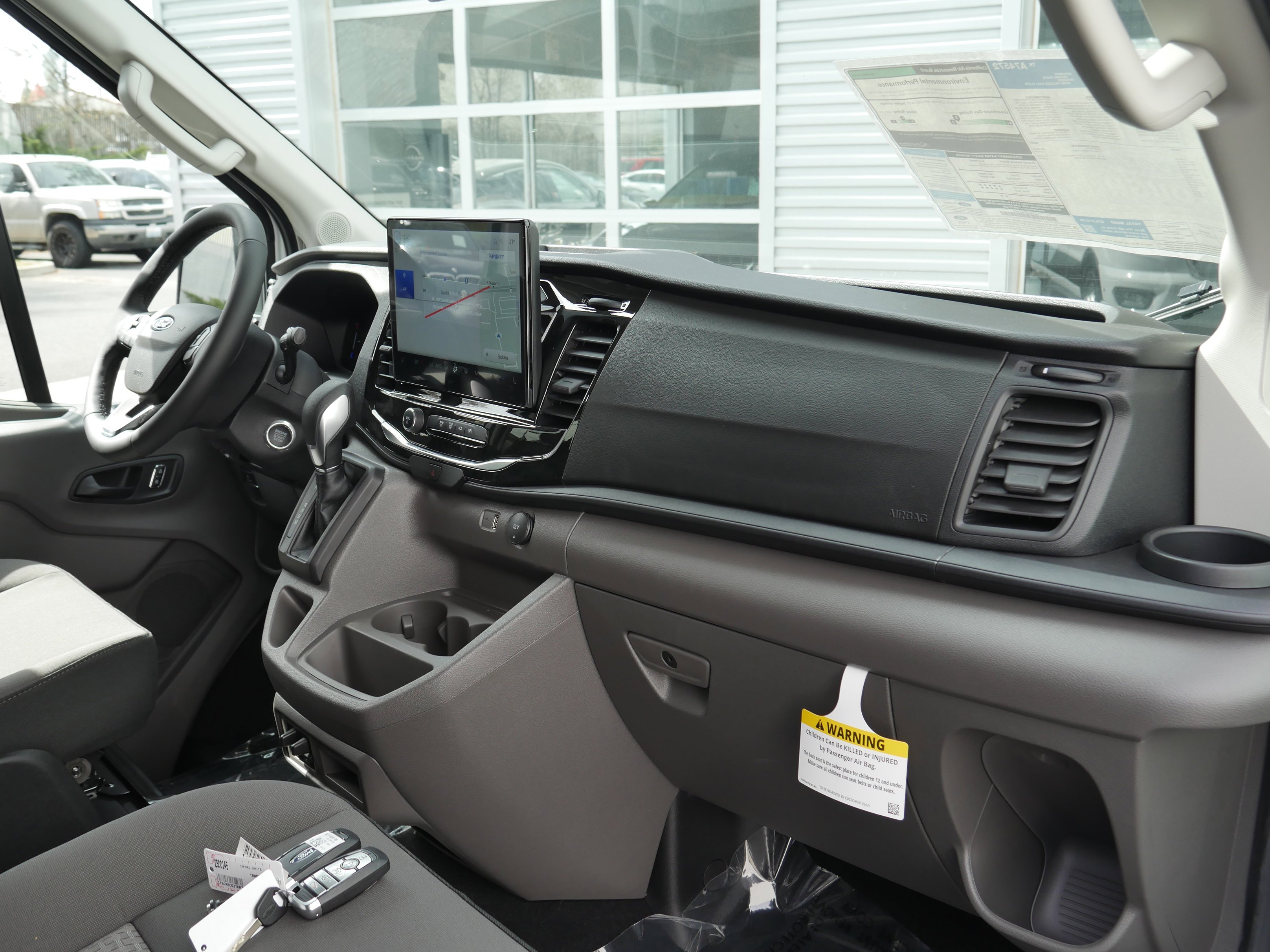 New 2026 Oxford White Ford Passenger Van XLT image 25