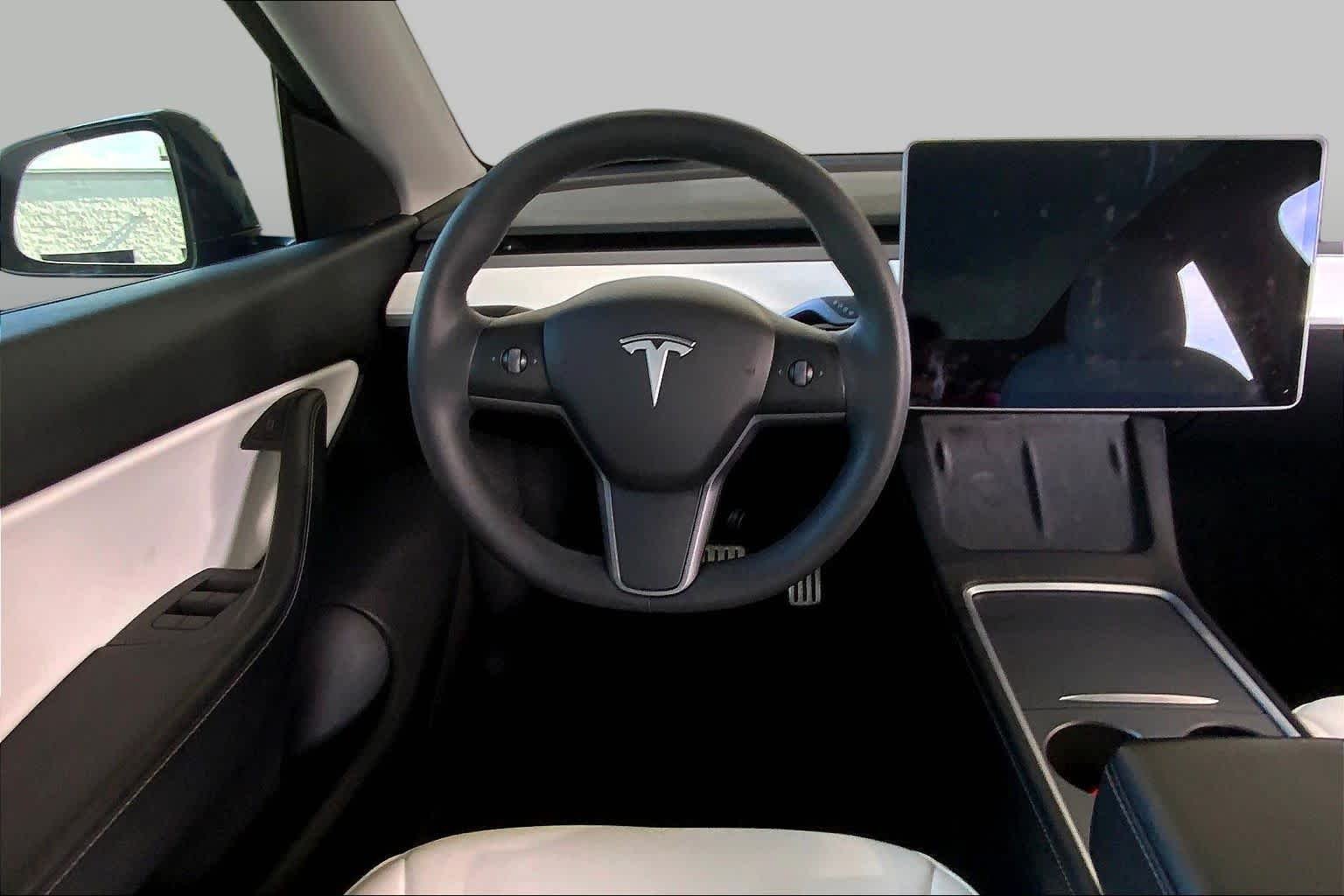 Used 2021 Solid Black Tesla Performance image 5