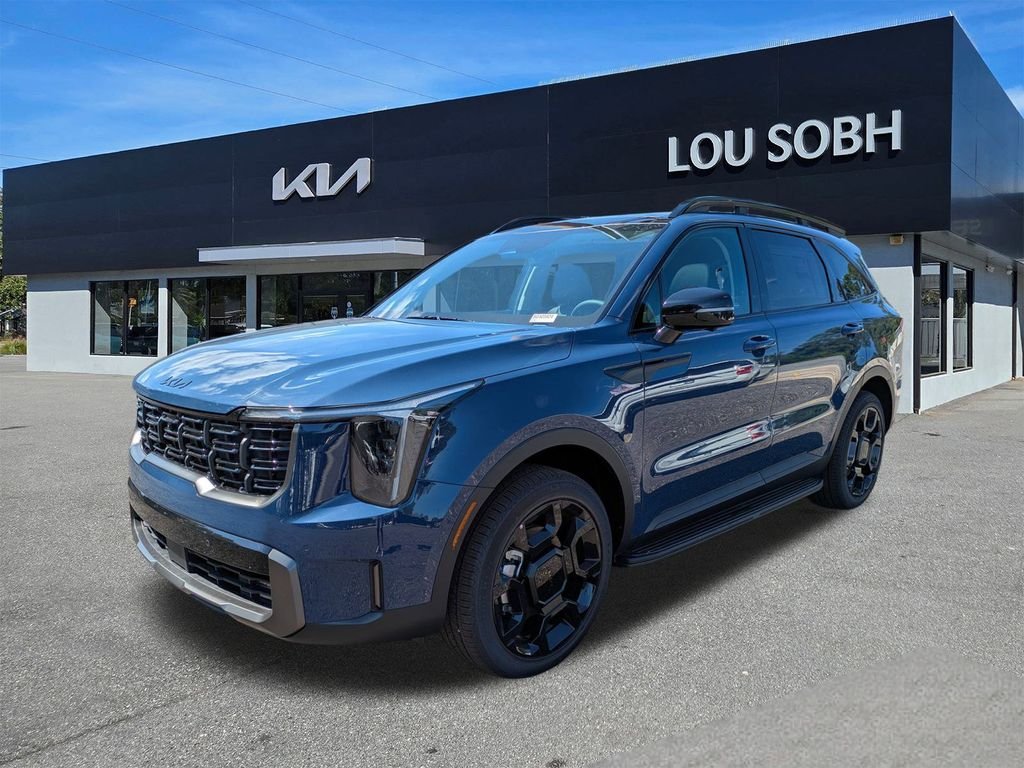 New 2025 Midnight Lake Blue Kia X-Line SX AWD image 7