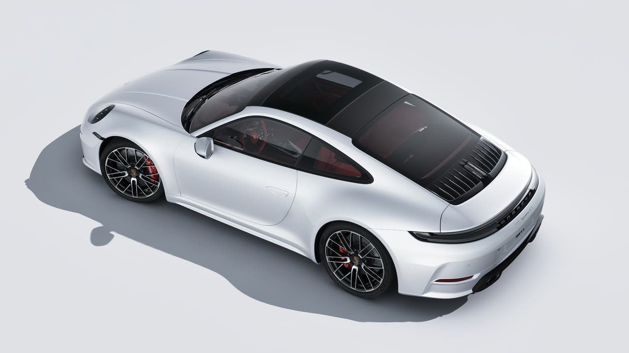 New 2026 Ice Grey Metallic Porsche Carrera 4S image 4