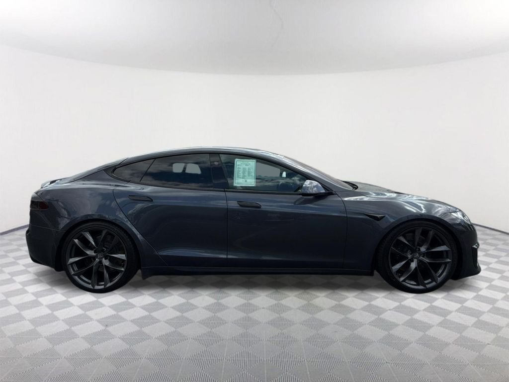 Used 2021 Black Tesla Plaid image 3