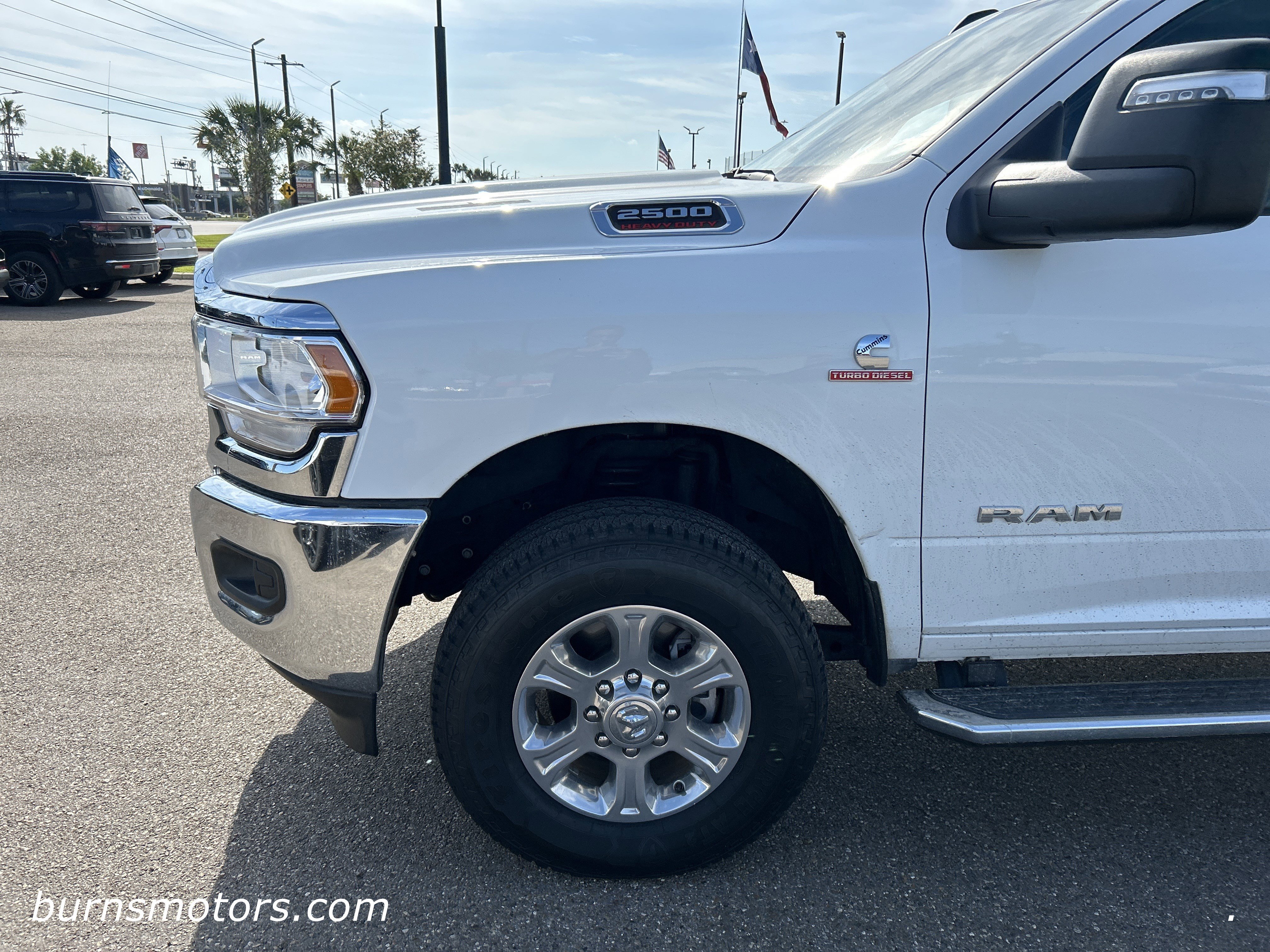 Used 2024 Bright White Ram Big Horn image 4