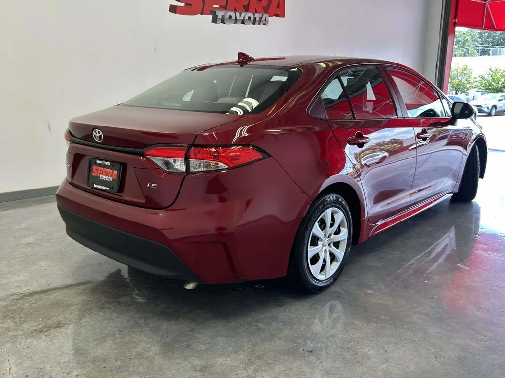 Used 2025 Red Toyota LE image 3