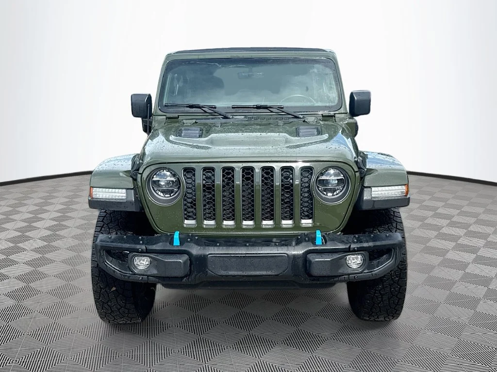 Used 2022 Green Jeep Unlimited Rubicon 4xe image 2
