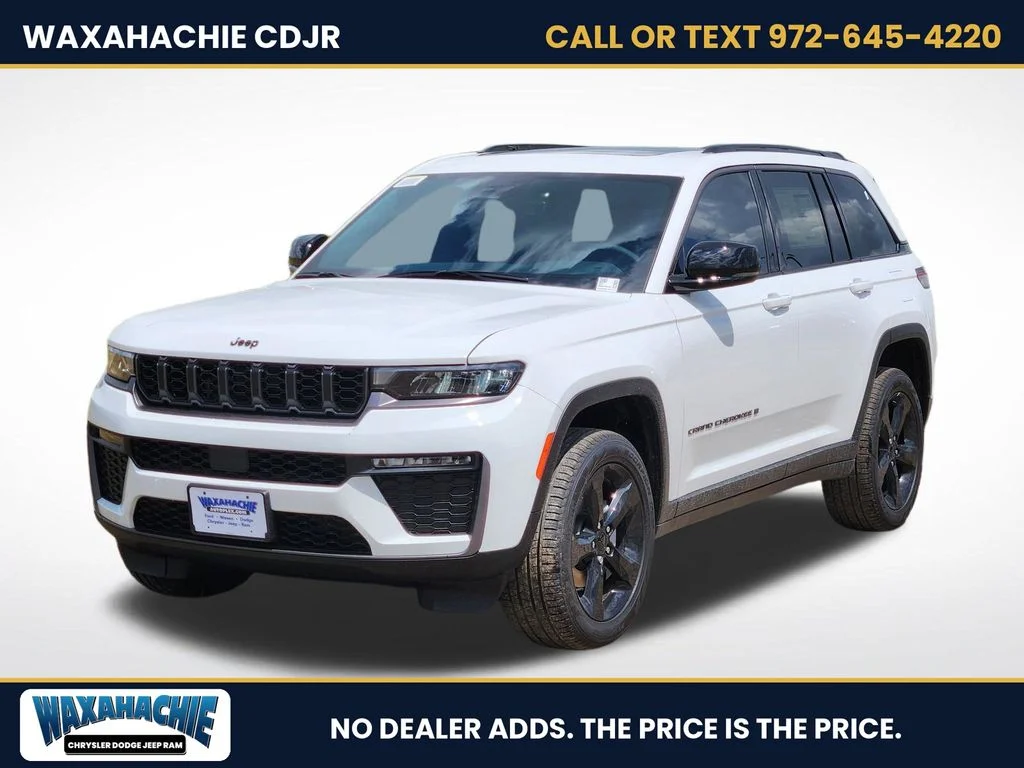 New 2026 Bright White Clear-Coat Exterior Paint Jeep Limited image 2