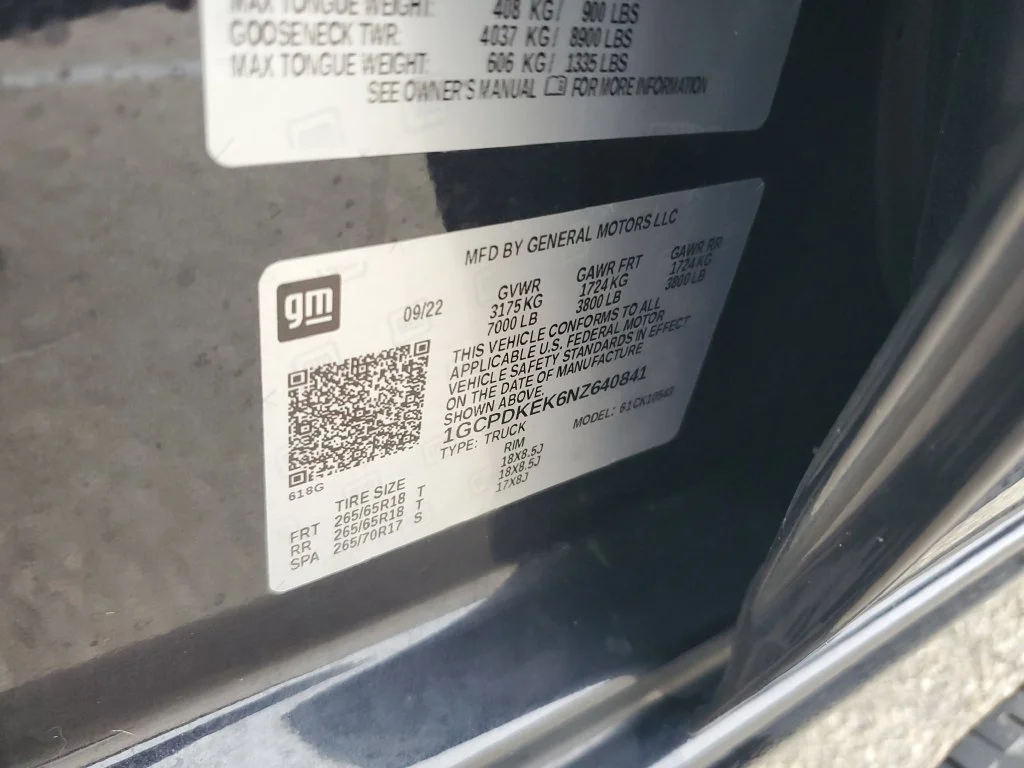 Used 2022 DARK ASH METALLIC Chevrolet LT image 22