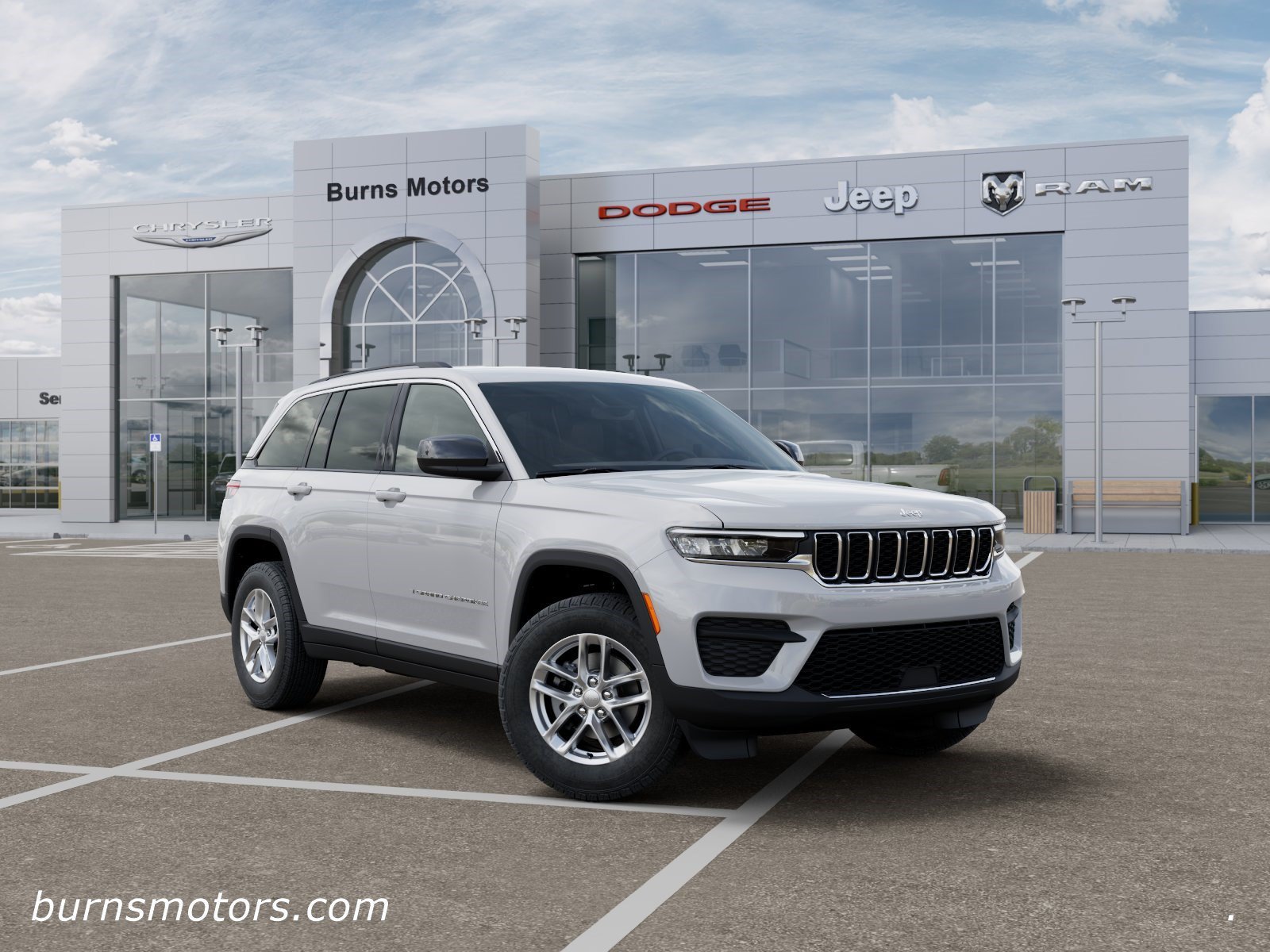New 2026 Bright White Clear-Coat Exterior Paint Jeep Laredo image 5