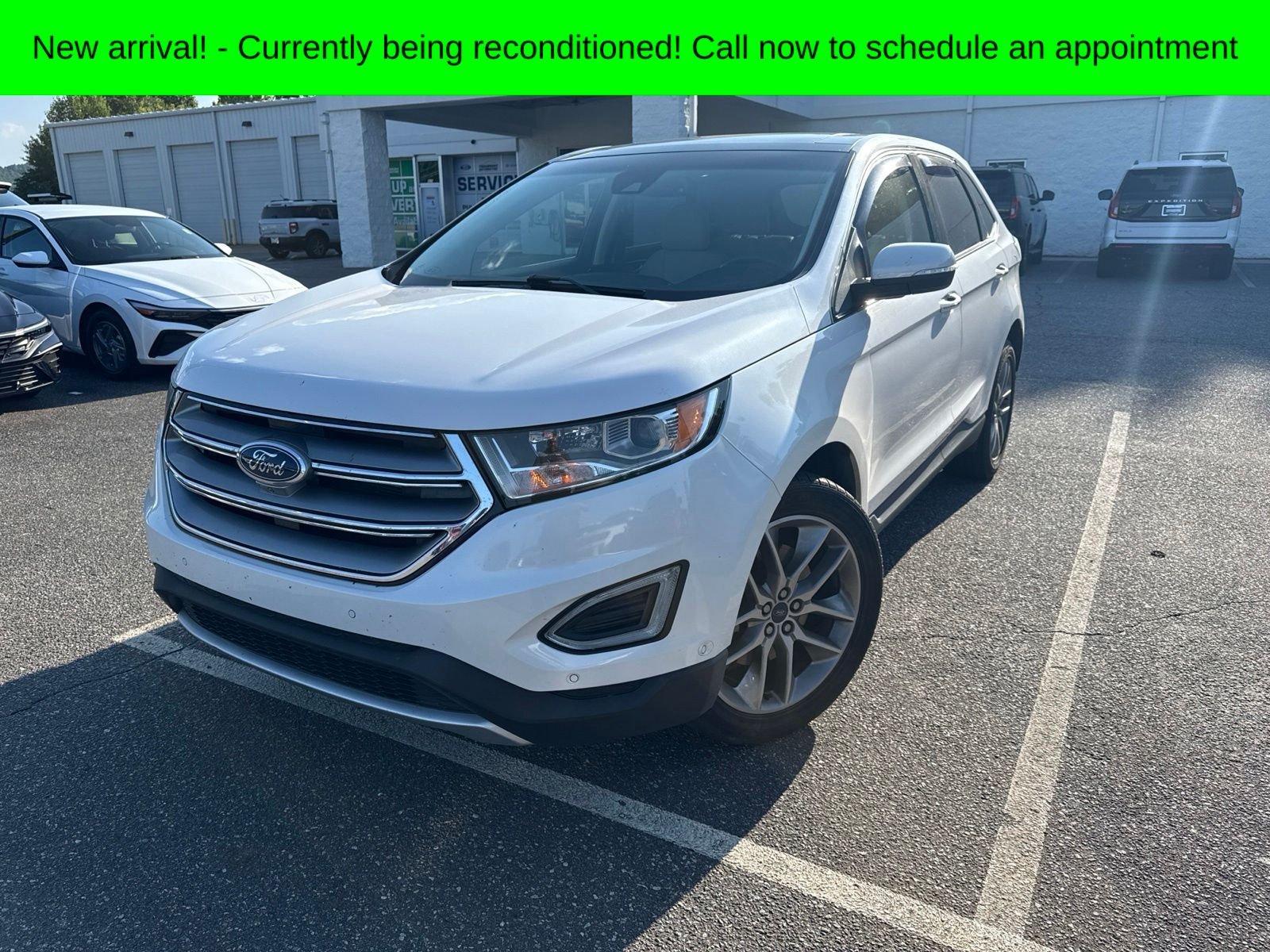 Used 2017 White Ford Titanium image 1