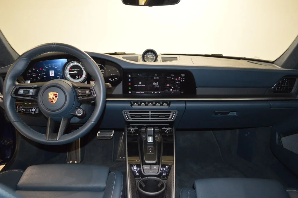 Used 2025 Gentian Blue Metallic Porsche Turbo S image 38