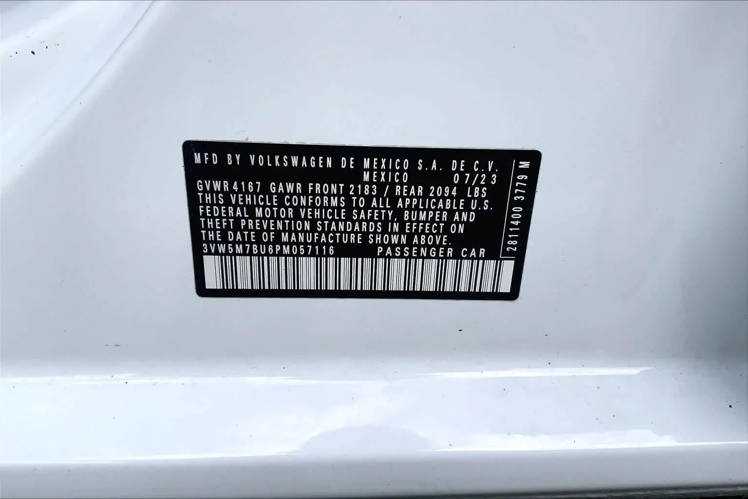 Certified Used 2023 Pure White Volkswagen S image 34