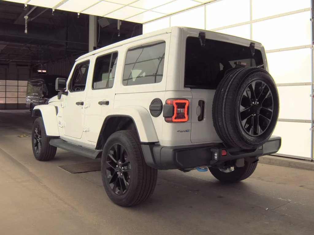 Used 2023 White Jeep Sahara 4xe image 4