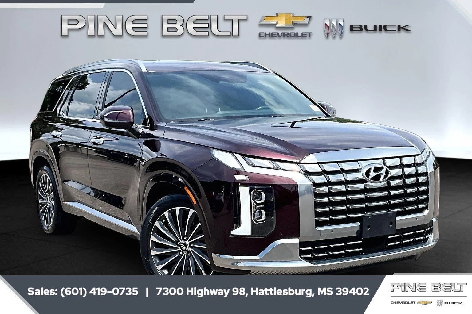 Used 2024 Sierra Burgundy Hyundai Calligraphy image 1