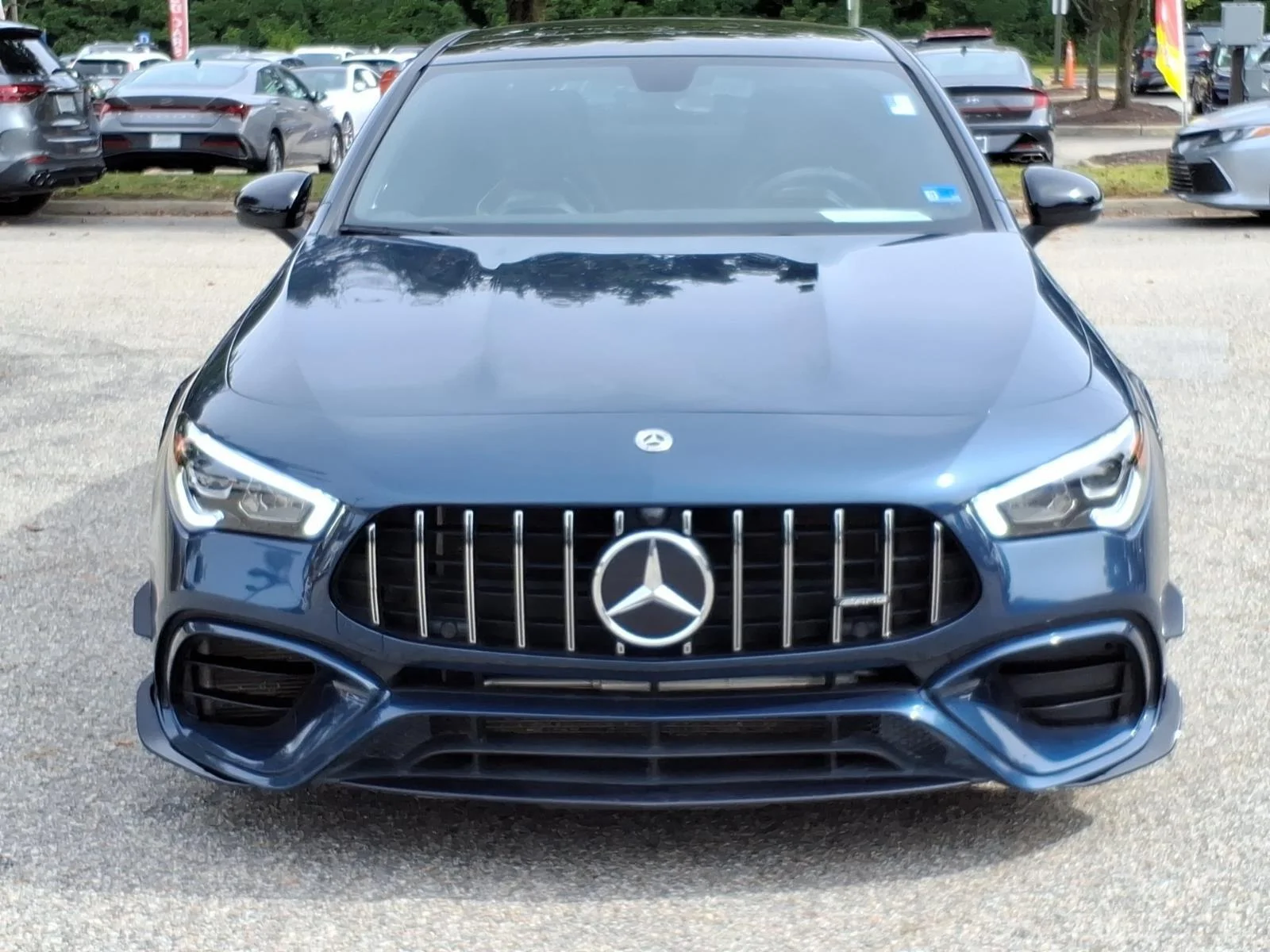 Used 2022 Denim Blue Metallic Mercedes-Benz AMG® CLA 45 image 2