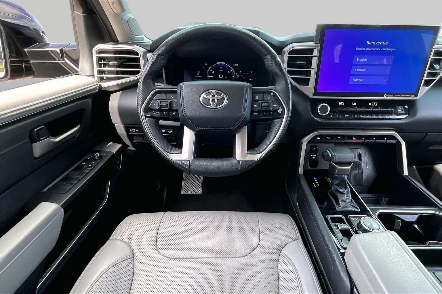 Used 2023 Midnight Black Metallic Toyota Limited Hybrid image 6