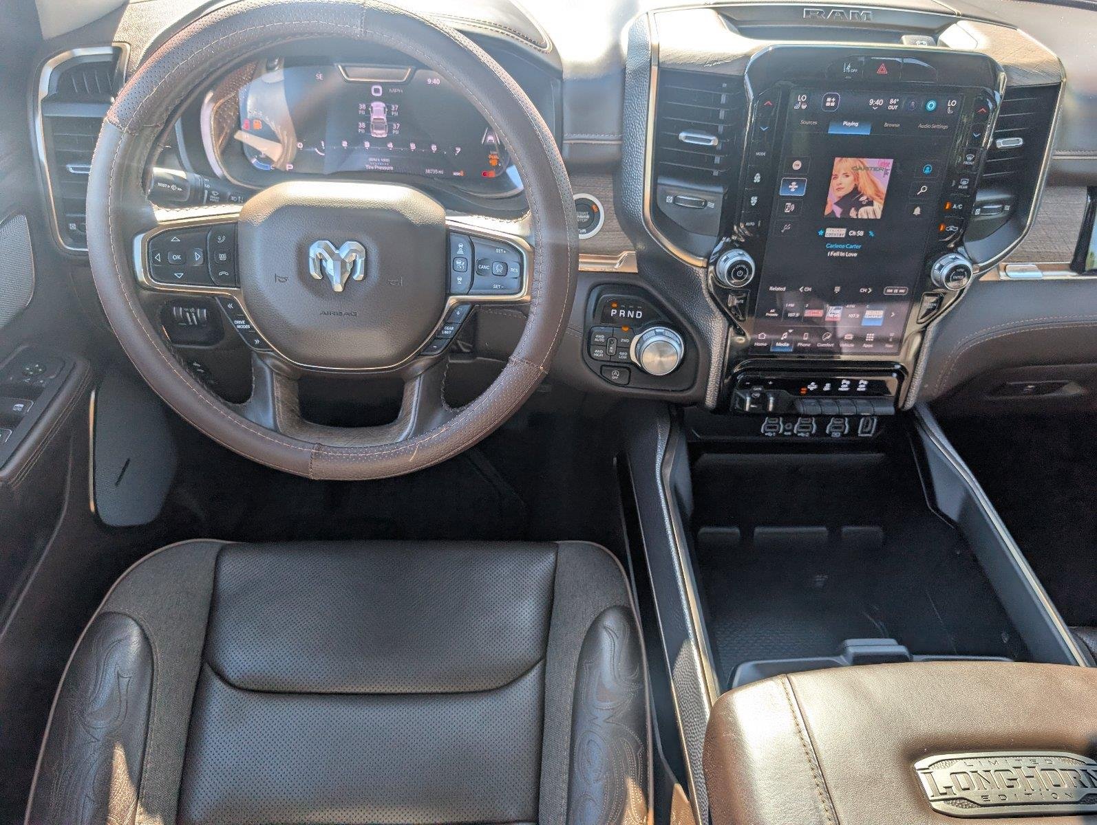 Used 2025 Bright White Clearcoat Ram Longhorn image 34