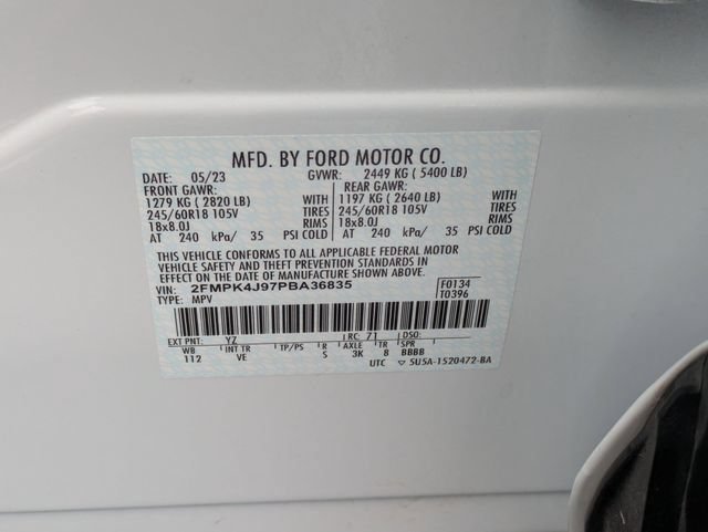 Used 2023 Oxford White Ford SEL image 33