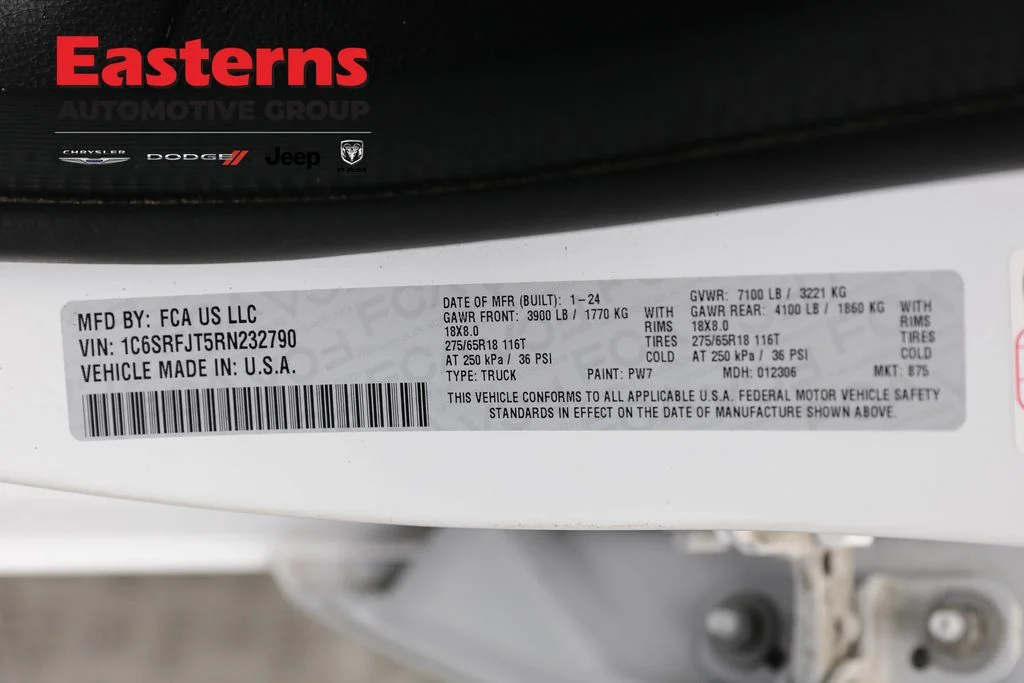 Used 2024 White Ram Laramie image 34