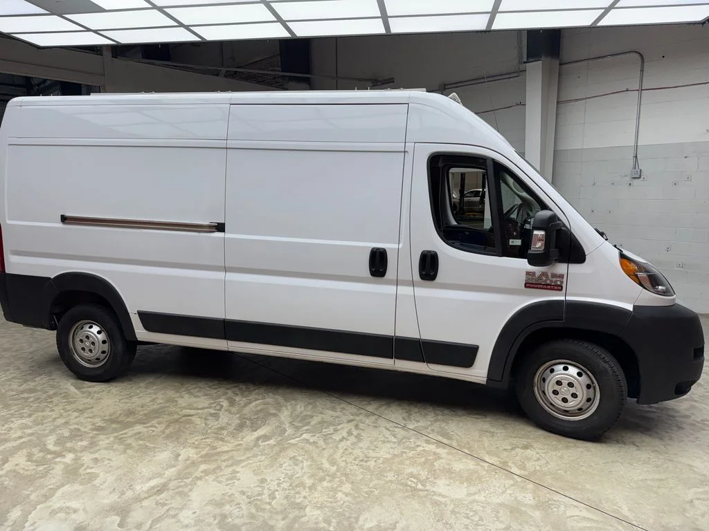 Used 2021 Bright White Clearcoat Ram High Roof image 7