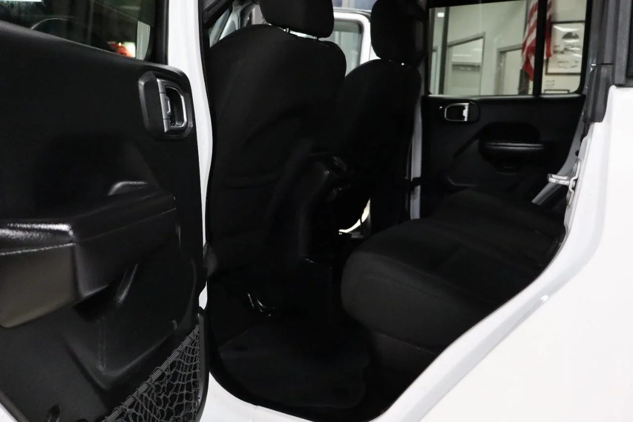 Used 2020 Bright White Clear Coat Jeep Sport S image 22