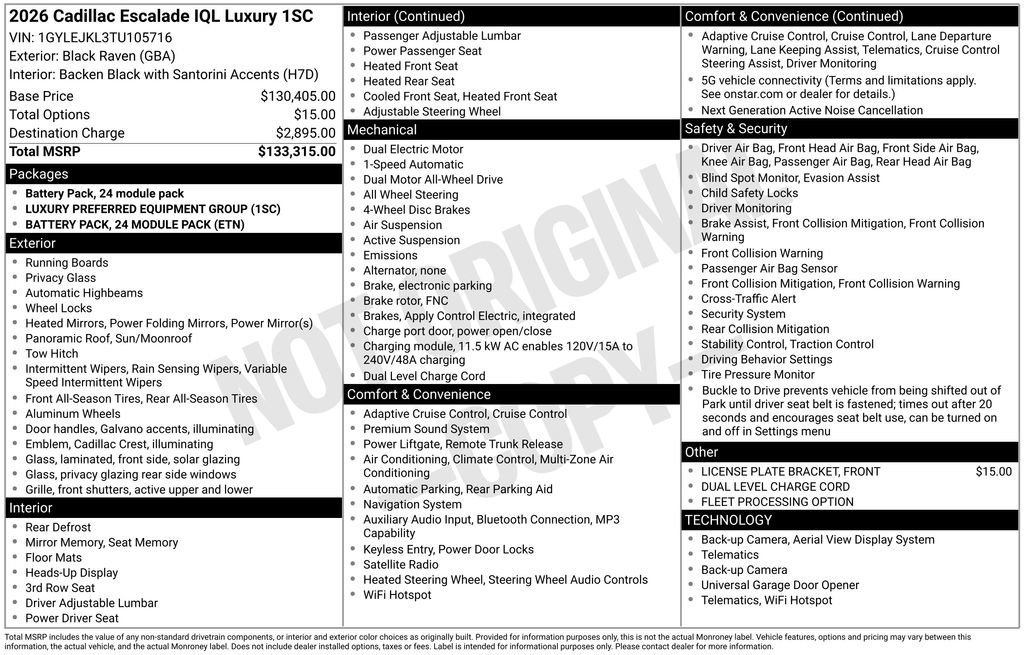 2026 Cadillac Escalade IQL Luxury - Photo 27