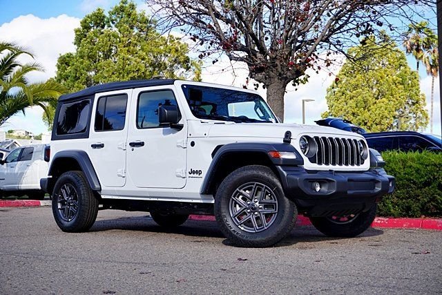 New 2026 Bright White Clear-Coat Exterior Paint Jeep Sport S image 2