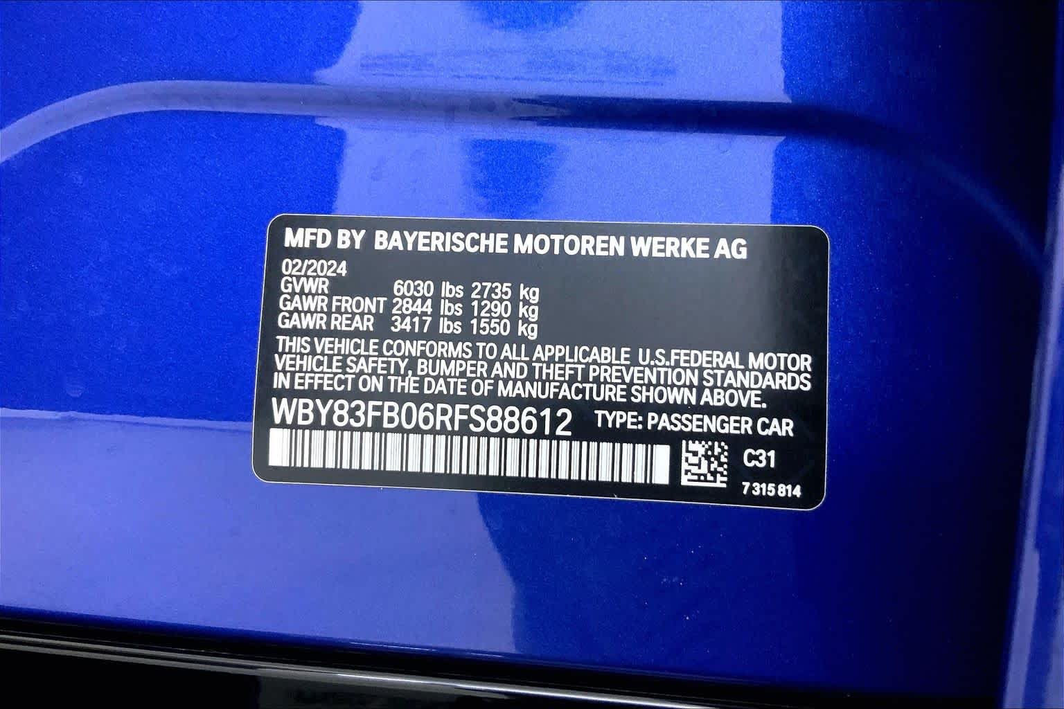 Used 2024 Portimao Blue Metallic BMW xDrive40 image 36