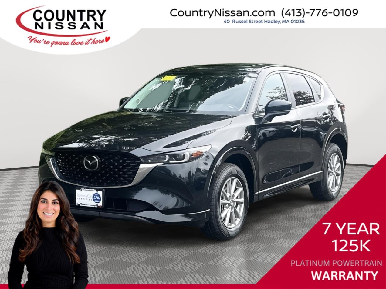 Used 2025 Jet Black Mica Mazda 2.5 S Preferred Package image 1