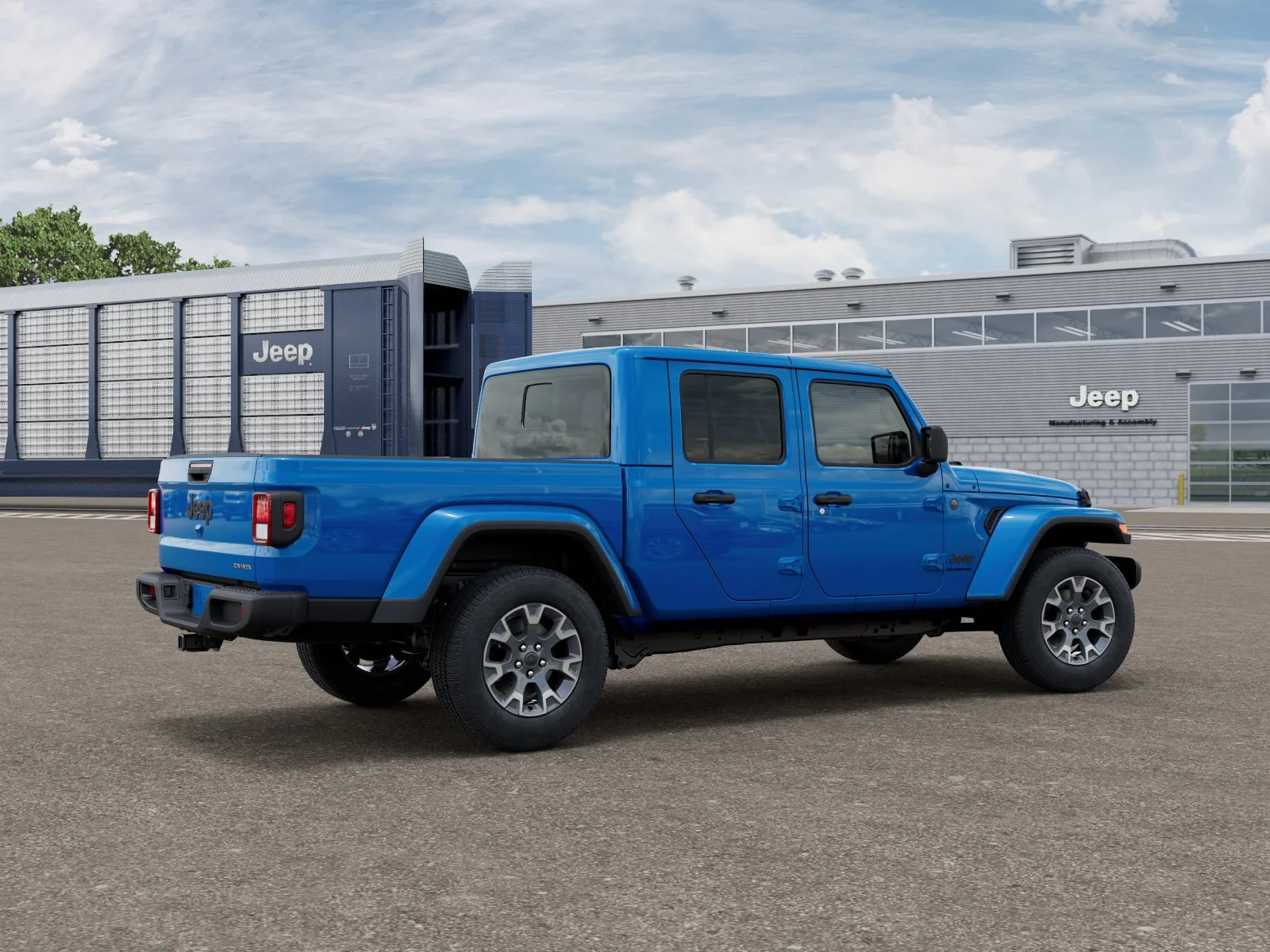 New 2026 Hydro Blue Pearl-Coat Exterior Paint Jeep Sahara image 13