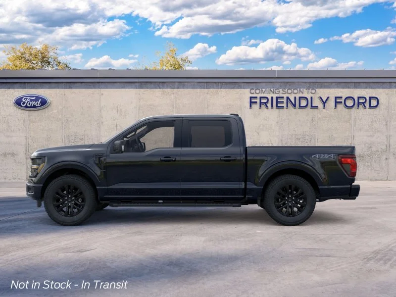 New 2026 Agate Black Metallic Ford XLT image 3