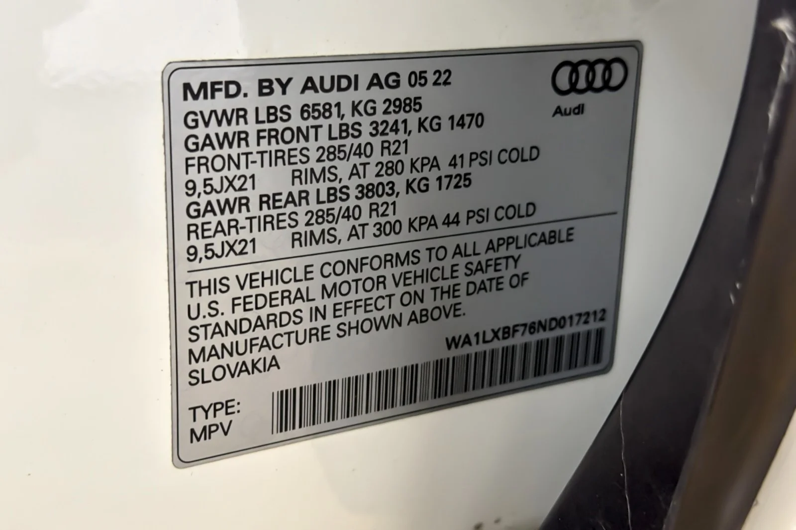 Used 2022 Carrara White Audi Premium Plus 55 TFSI quattro image 26