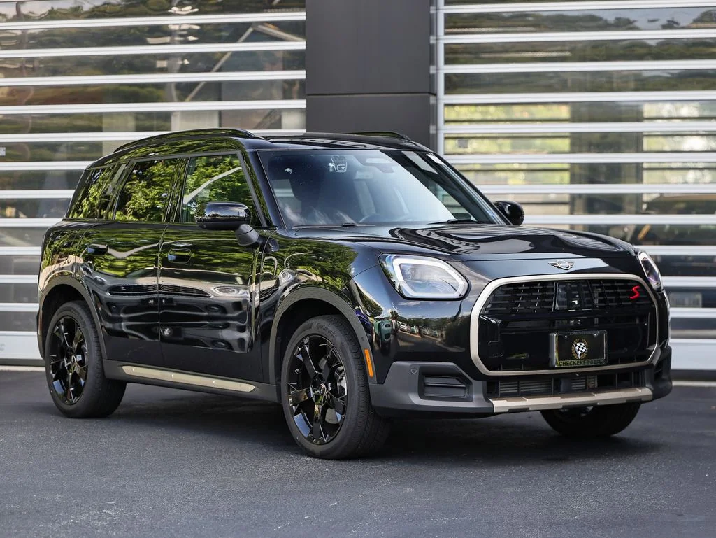 Certified Used 2025 Midnight Black II Metallic MINI Iconic image 1