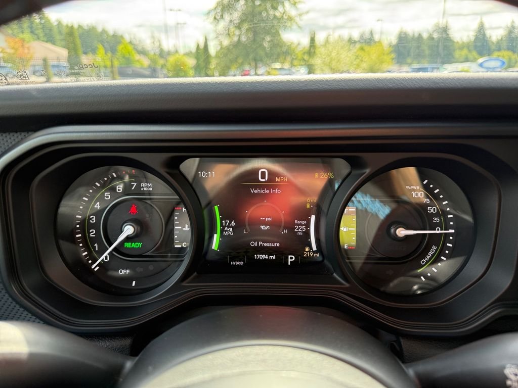 Used 2025 Gray Jeep Rubicon 4xe image 15