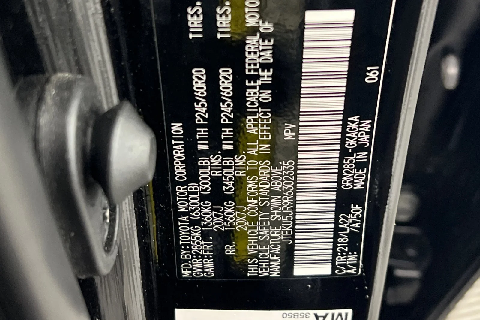 Certified Used 2024 Midnight Black Metallic Toyota Limited image 34