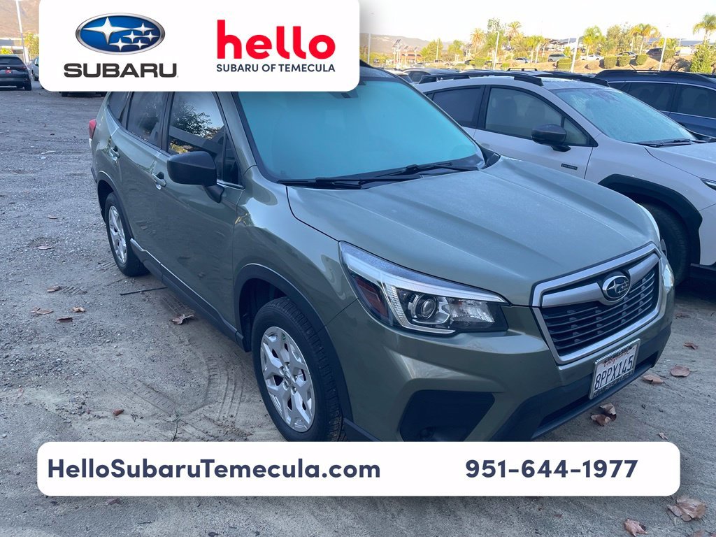 Used 2020 Jasper Green Metallic Subaru Base image 1