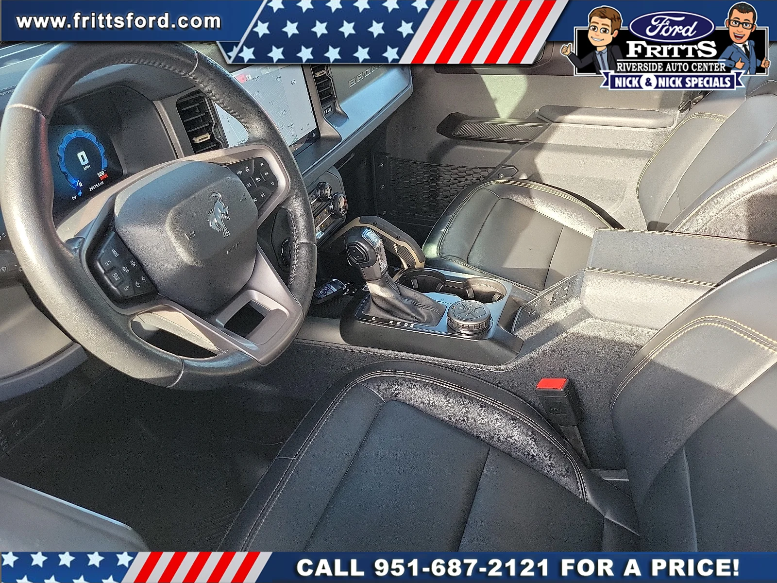 Certified Used 2025 Azure Gray Metallic Ford Badlands image 4