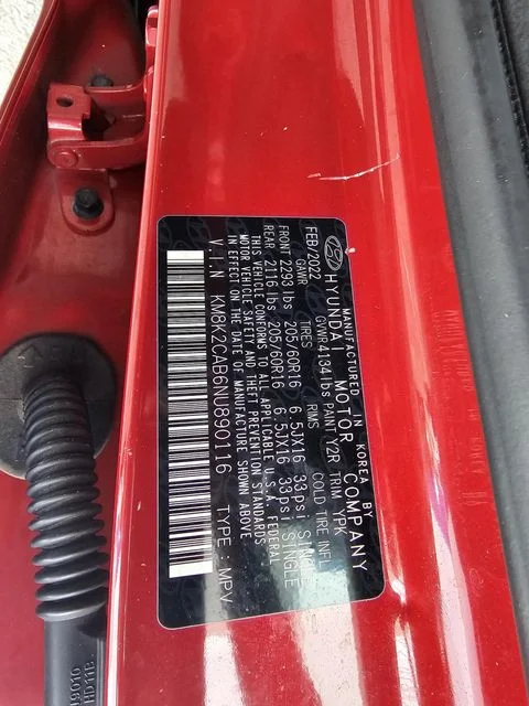 Used 2022 Pulse Red Hyundai SE image 37