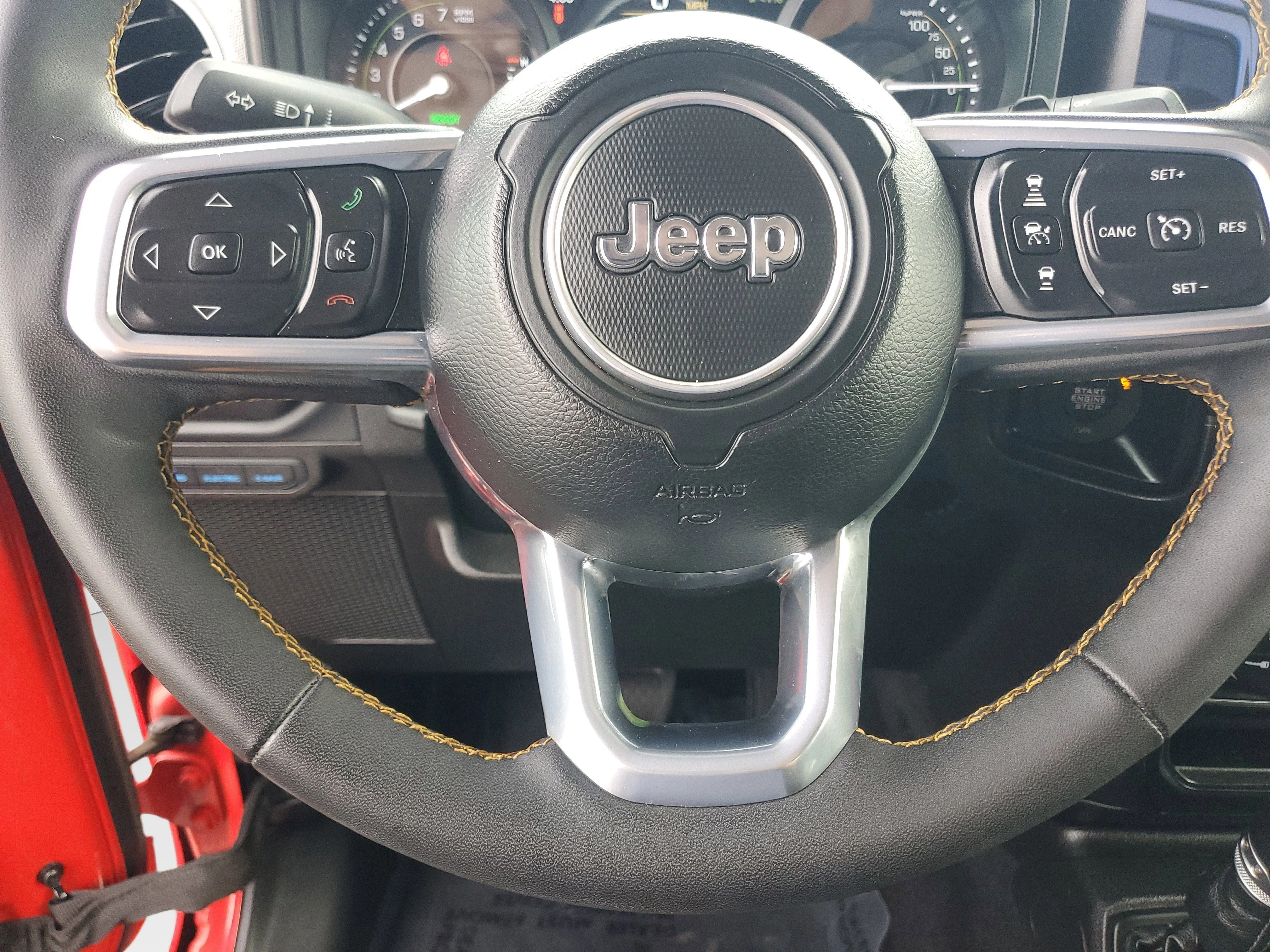 Used 2024 Red Jeep Sahara 4xe image 24