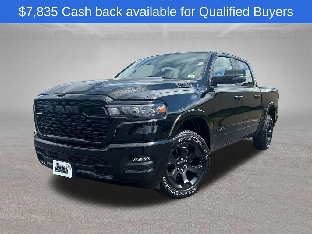 New 2026 Diamond Black Crystal Pearl-Coat Exterior Paint RAM Big Horn/Lone Star image 2