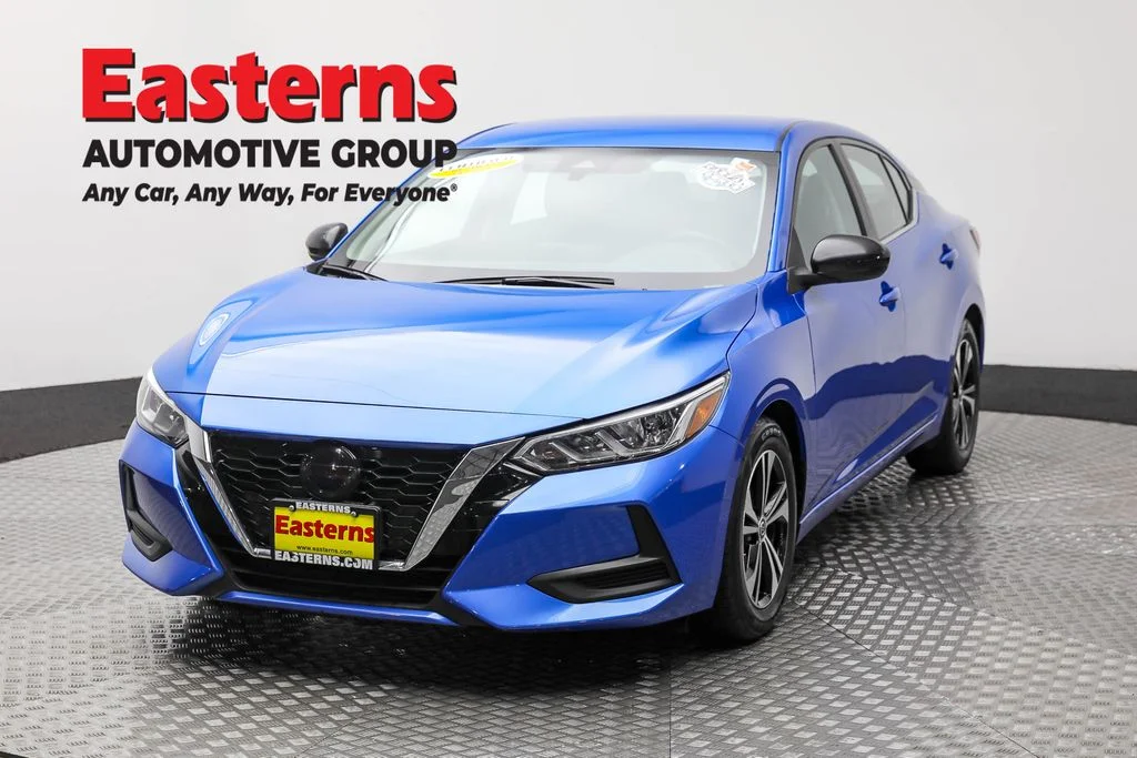 Used 2021 Blue Nissan SV image 1