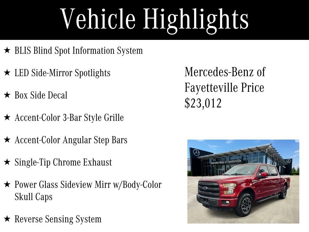 Used 2015 Red Ford Lariat image 12